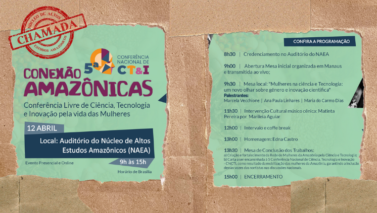 Conexão Amazônicas - Conferência Livre de Ciência, Tecnologia e Inovação pela vida das Mulheres